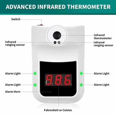 el termómetro infrarrojo IR del reconocimiento de cara del 1-1.5m no entra en contacto con el escáner termal