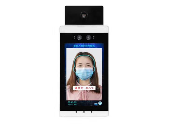 Sistema del control de acceso de la detección de la cara del quiosco 15W de la temperatura del cuerpo del OS de Android